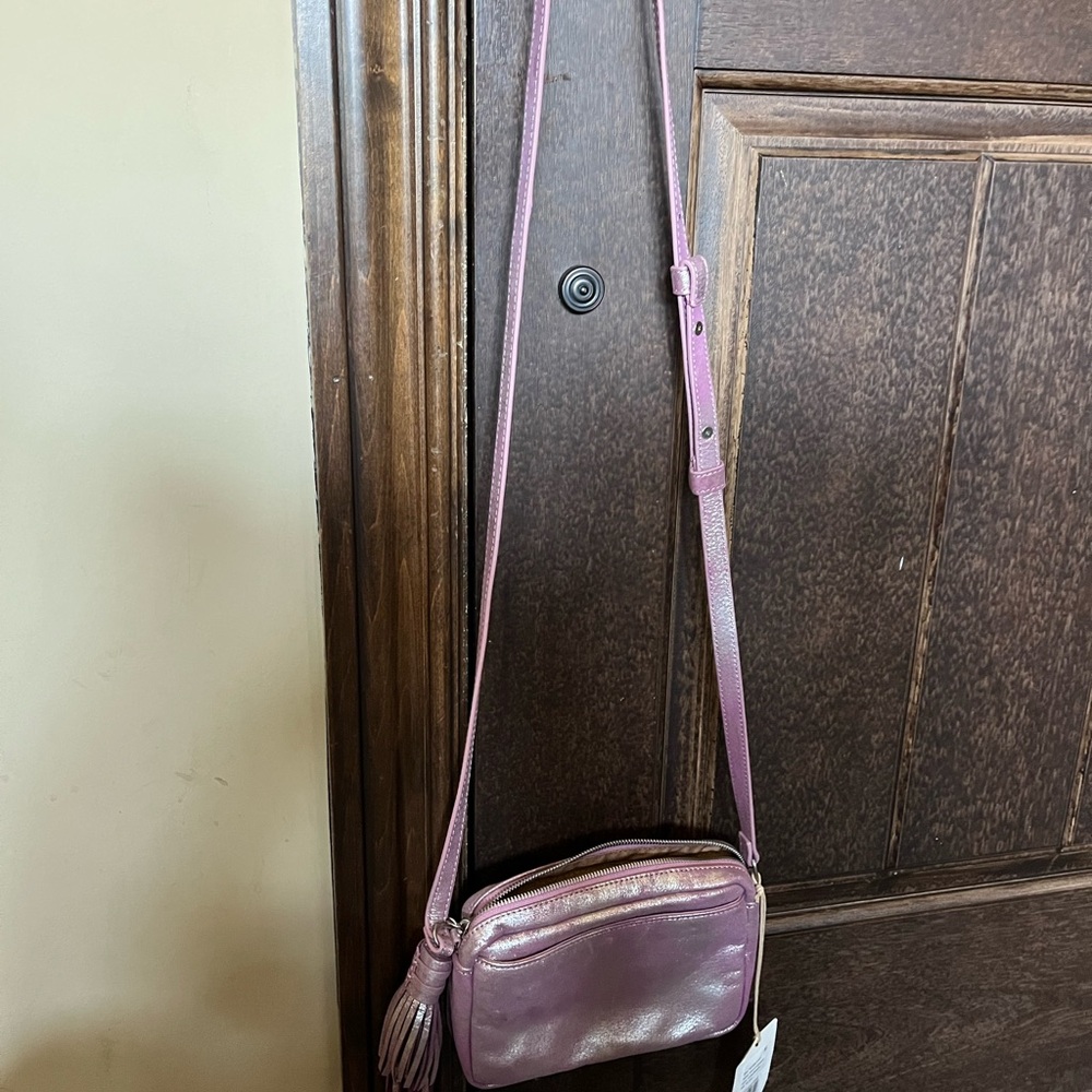 Elegant Pink Crossbody Bag